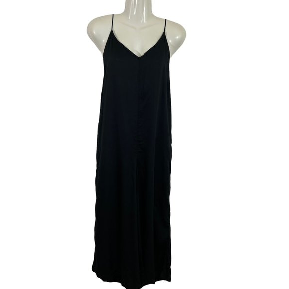 Volcom black strap Jumper wide‎ leg adjustable sleeveless  Size: XS - Picture 1 of 9